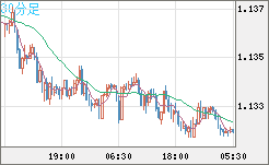 豪ドル/ＮＺドルチャート（AUD/NZD）30分足