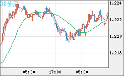 豪ドル/ＮＺドルチャート（AUD/NZD）30分足