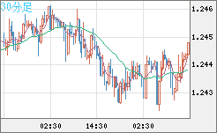 豪ドル/ＮＺドルチャート（AUD/NZD）30分足