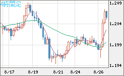豪ドル/ＮＺドルチャート（AUD/NZD）4時間足