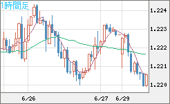 豪ドル/ＮＺドルチャート（AUD/NZD）1時間足