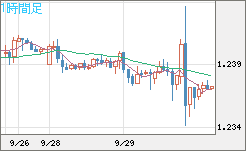 豪ドル/ＮＺドルチャート（AUD/NZD）1時間足