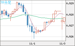 ユーロ/スイスフランチャート（EUR/CHF）30分足