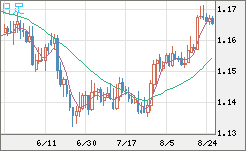 ユーロ/米ドルチャート（EUR/USD）日足