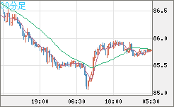 ＮＺドル/円チャート（NZD/JPY）30分足