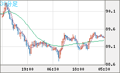 ＮＺドル/円チャート（NZD/JPY）30分足