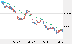 ＮＺドル/米ドルチャート（NZD/USD）30分足