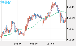 ＮＺドル/米ドルチャート（NZD/USD）30分足
