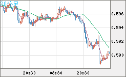 ＮＺドル/米ドルチャート（NZD/USD）30分足
