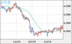 ＮＺドル/米ドルチャート（NZD/USD）30分足