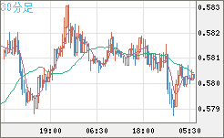 ＮＺドル/米ドルチャート（NZD/USD）30分足