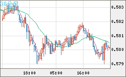 ＮＺドル/米ドルチャート（NZD/USD）30分足