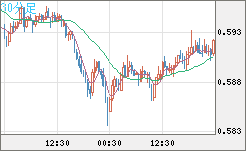 ＮＺドル/米ドルチャート（NZD/USD）30分足