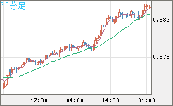ＮＺドル/米ドルチャート（NZD/USD）30分足