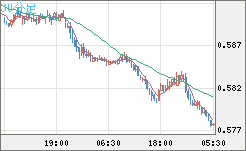 ＮＺドル/米ドルチャート（NZD/USD）30分足