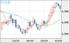 ＮＺドル/米ドルチャート（NZD/USD）30分足