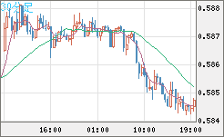 ＮＺドル/米ドルチャート（NZD/USD）30分足