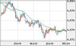 ＮＺドル/米ドルチャート（NZD/USD）30分足