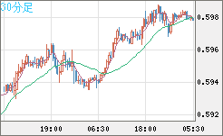 ＮＺドル/米ドルチャート（NZD/USD）30分足