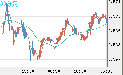 ＮＺドル/米ドルチャート（NZD/USD）30分足