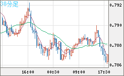 米ドル/スイスフランチャート（USD/CHF）30分足
