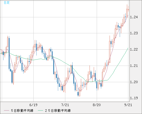 豪ドル/ＮＺドルチャート（AUD/NZD）日足